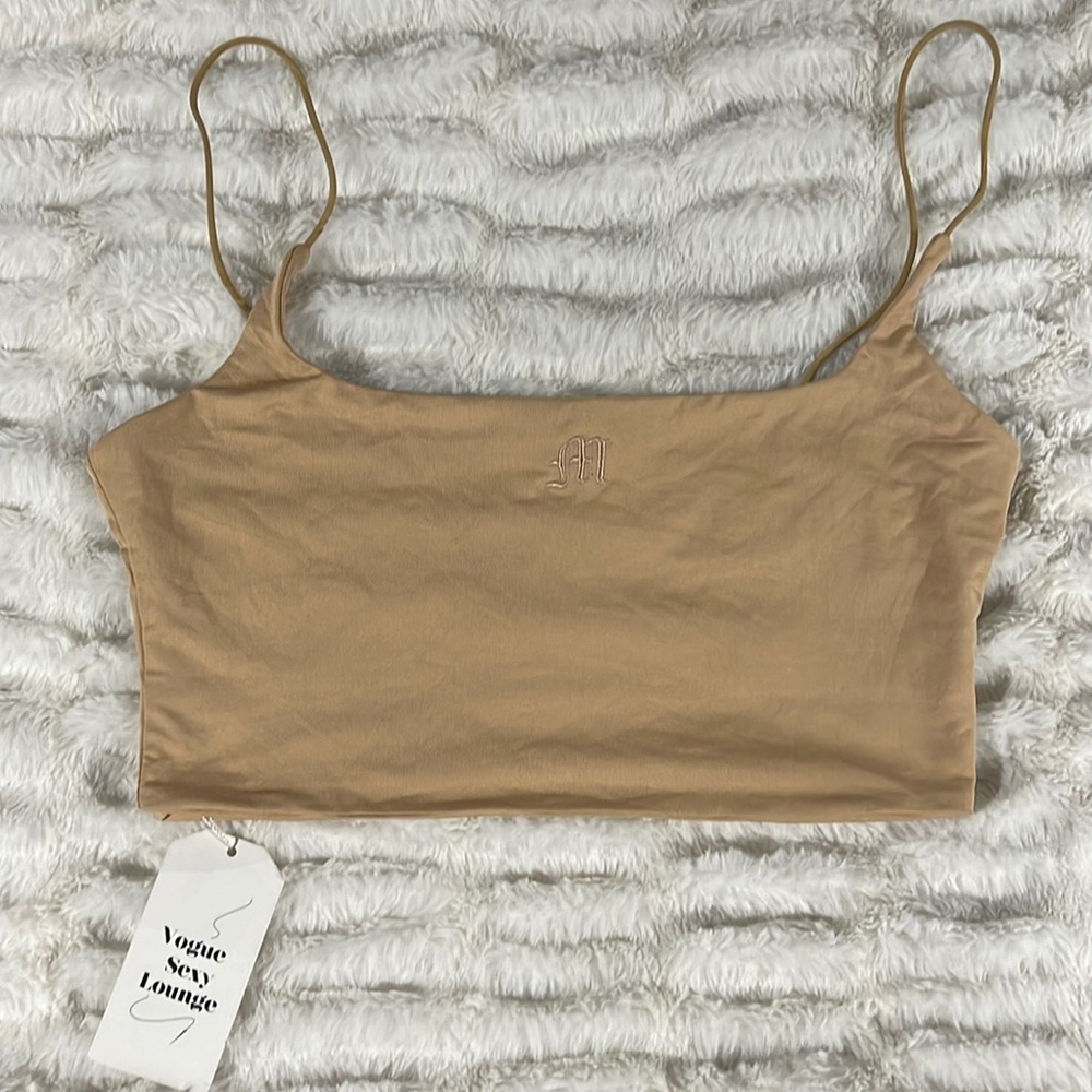 NEW Women’s SEXY Top Nude Medium